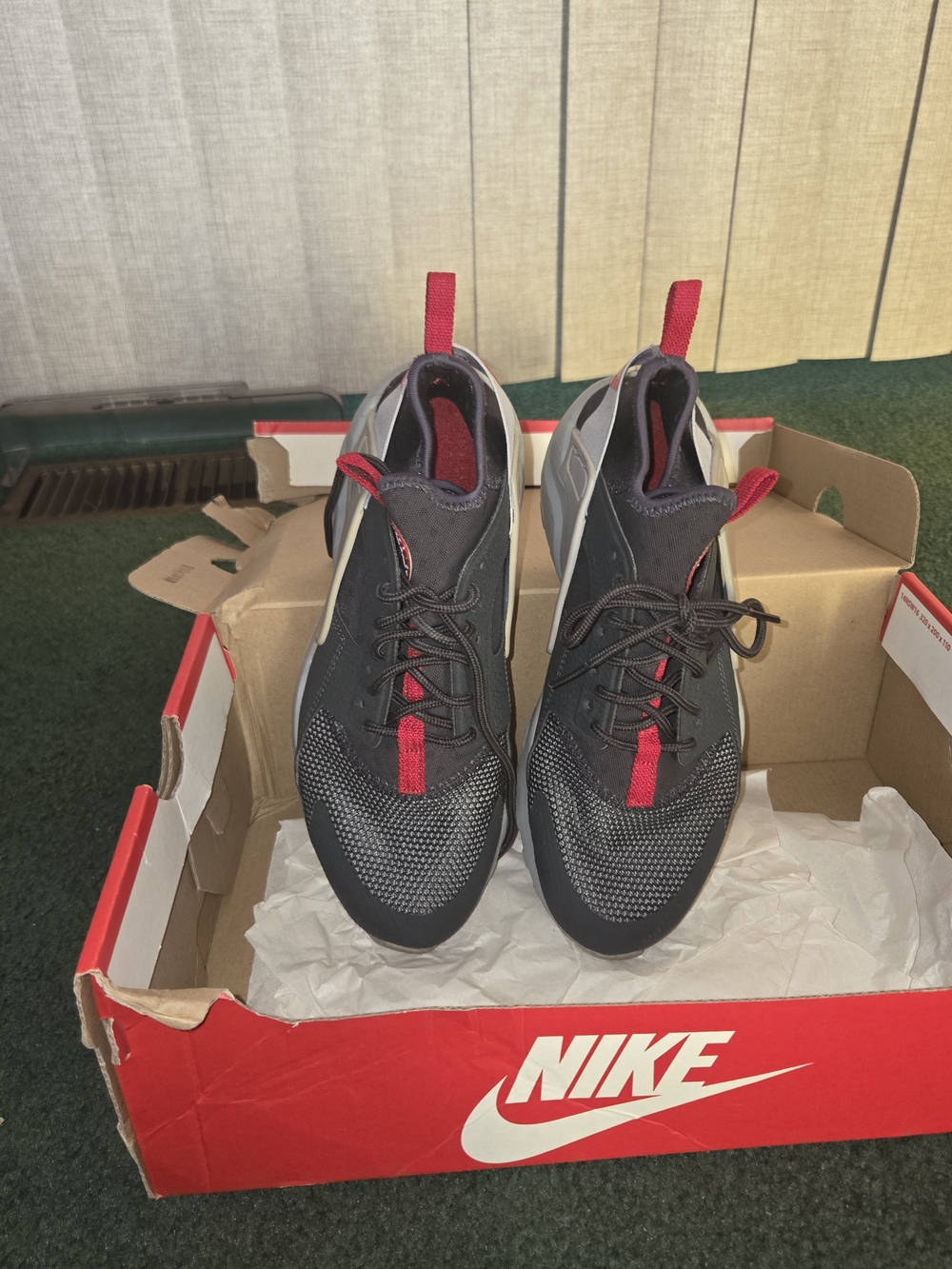Nike Men’s Black and Red Athletic Sneakers